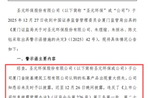 厦门证监局出手！300867理财巨亏有下文